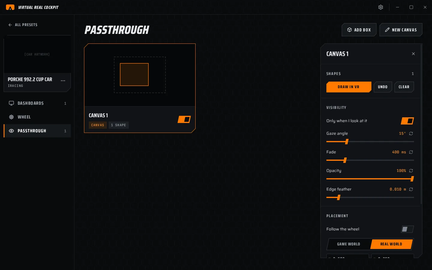 Passthrough page