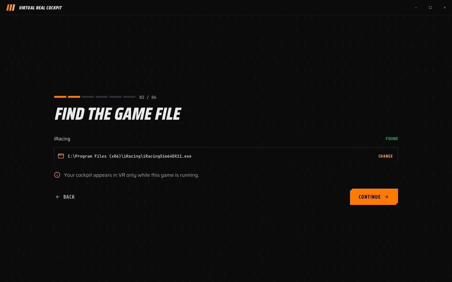 Setup 02, game file found