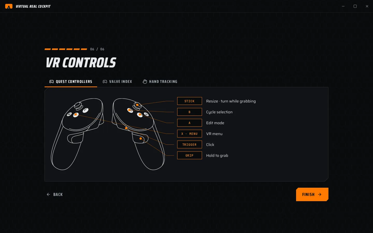 Quest controllers