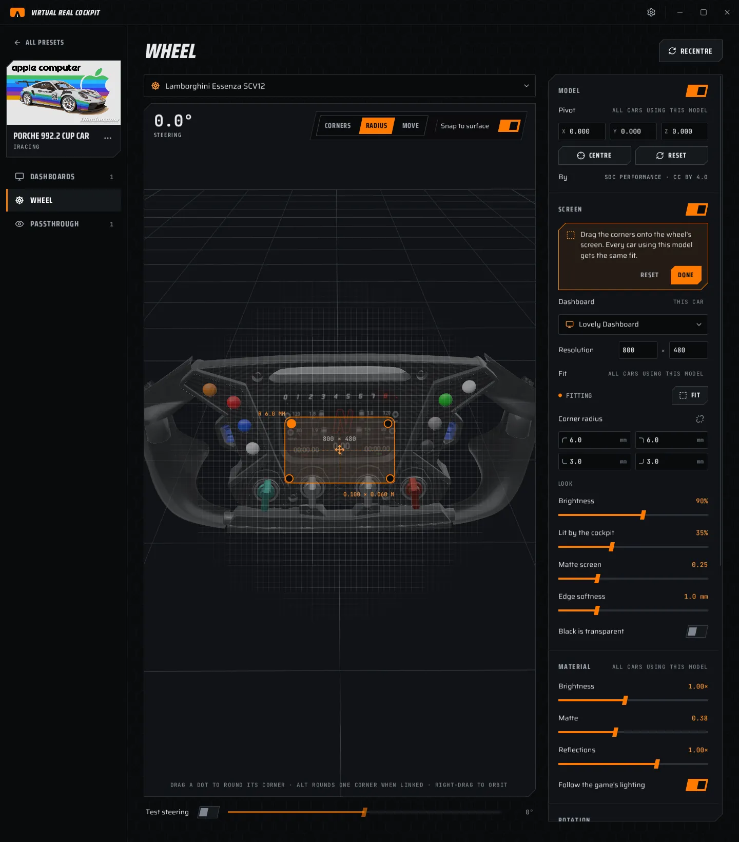 Fit mode, RADIUS
